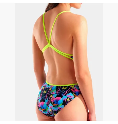 Купальник женский Arena Womulti Chameleons Swimsuit Blue 010209-560