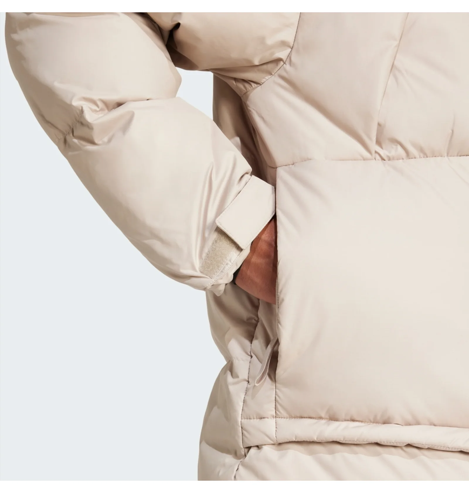 ᐉ Парка чоловіча Adidas Big Baffle Down Coat Beige IX8855