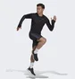 Лонгслив мужской Adidas Run Icon Full Reflective 3-Stripes Long Sleeve Tee Black HB7434