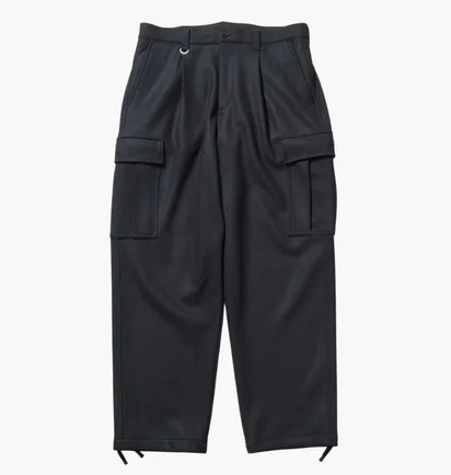 Штани чоловічі sophnet. Hard Melton 1Tuck Tapered Black SOPH-242011