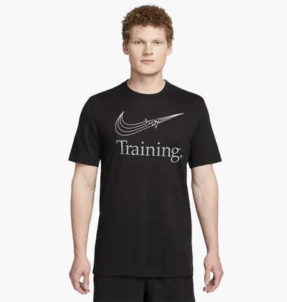 Футболка мужская Nike T-Shirt Dri-Fit Black FJ2477-010