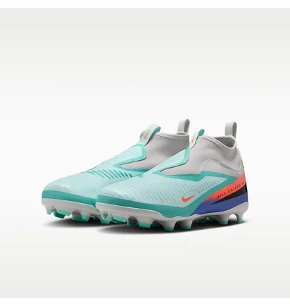 Бутсы детские Nike Phantom 6 High Academy Fg/Mg Turquoise/Multi IB1517-300