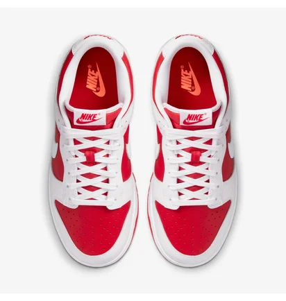 Кроссовки мужские Nike Dunk Low Retro Red/White DD1391-600