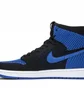 Кроссовки мужские Air Jordan 1 Retro High Og Flyknit Black/Blue 919704-006