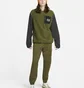 Свитшот мужской Nike M Nsw Spu Tf Polar Flc Crew Green Dq5104-326