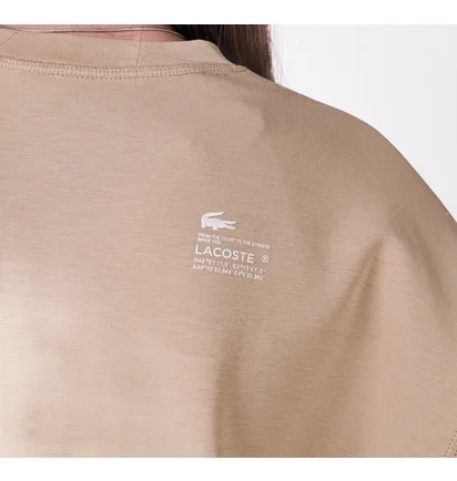 Свитшот женский Lacoste Oversize Fit Beige SF561402S
