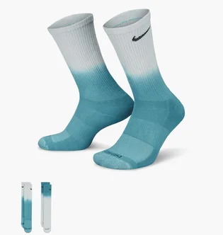 Носки унисекс Nike Everyday Plus Cush Crew Light Blue (2 пары) Dh6096-909