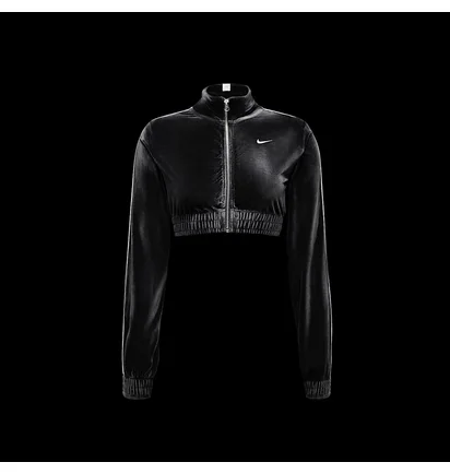Кофта женская Nike Cllctn Velour Fz Black FZ3679-010
