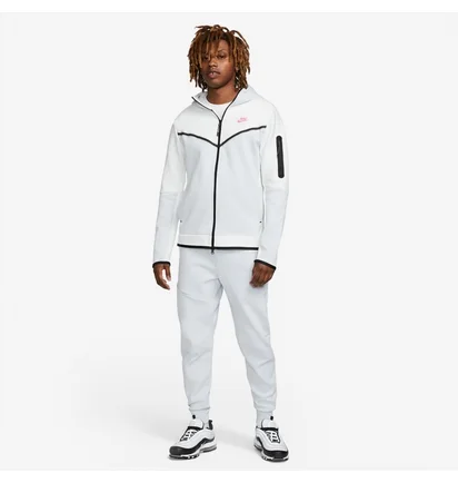 Толстовка чоловіча Nike Sportswear Tech Fleece Full-Zip Hoodie White DV0537-121