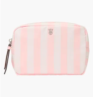 Косметичка Victoria's Secret Boxy Pink/White BOXY-CASE-MAKEUP-BAG