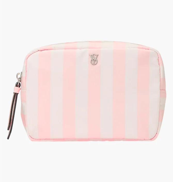 Косметичка Victoria's Secret Boxy Pink/White BOXY-CASE-MAKEUP-BAG