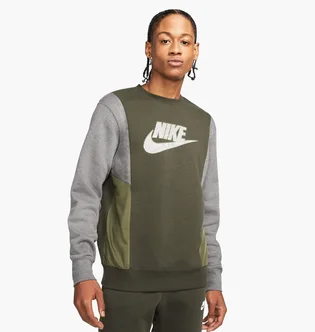 Свитшот мужской Nike M Nsw Hybrid Flc Crew Bb Dj5075-355