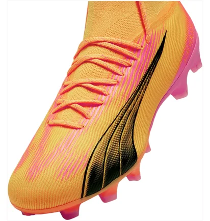 Бутсы мужские Puma Ultra Pro Fg/Ag Yellow/Pink 107750-03