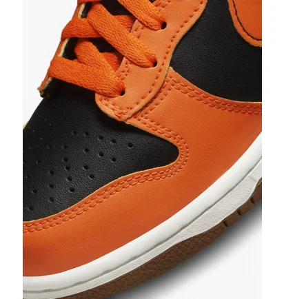 Кроссовки детские Nike Dunk High Orange/Black DB2179-004