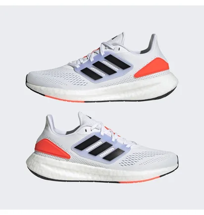 Кросівки унісекс Adidas Pureboost 22 Running Shoes White Hq8589