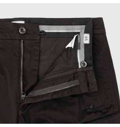 Штаны мужские C.P. Company Stretch Sateen Loose Cargo Pants Black 15CMPA123A-005529G