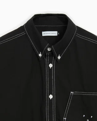 Сорочка чоловіча Pop Trading Company Bd Black POPAW24-03-007