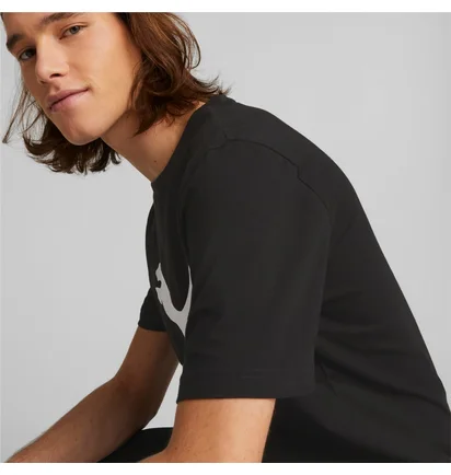 Футболка мужская Puma T-Shirt Classics Logo Black 530088-01