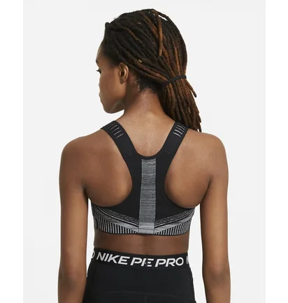 Топ женский Nike Womens High-Support Non-Padded Sports Bra Grey Aj4047-014