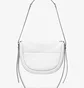 Сумка женская Michael Kors Jagger Large Pebbled Leather Messenger Bag White 30S0S1JM9L-OPTIC-WHITE-8448