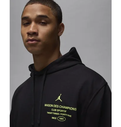Худи мужское Air Jordan Sport Dri-Fit Fleece Pullover Hoodie Black FV8610-010