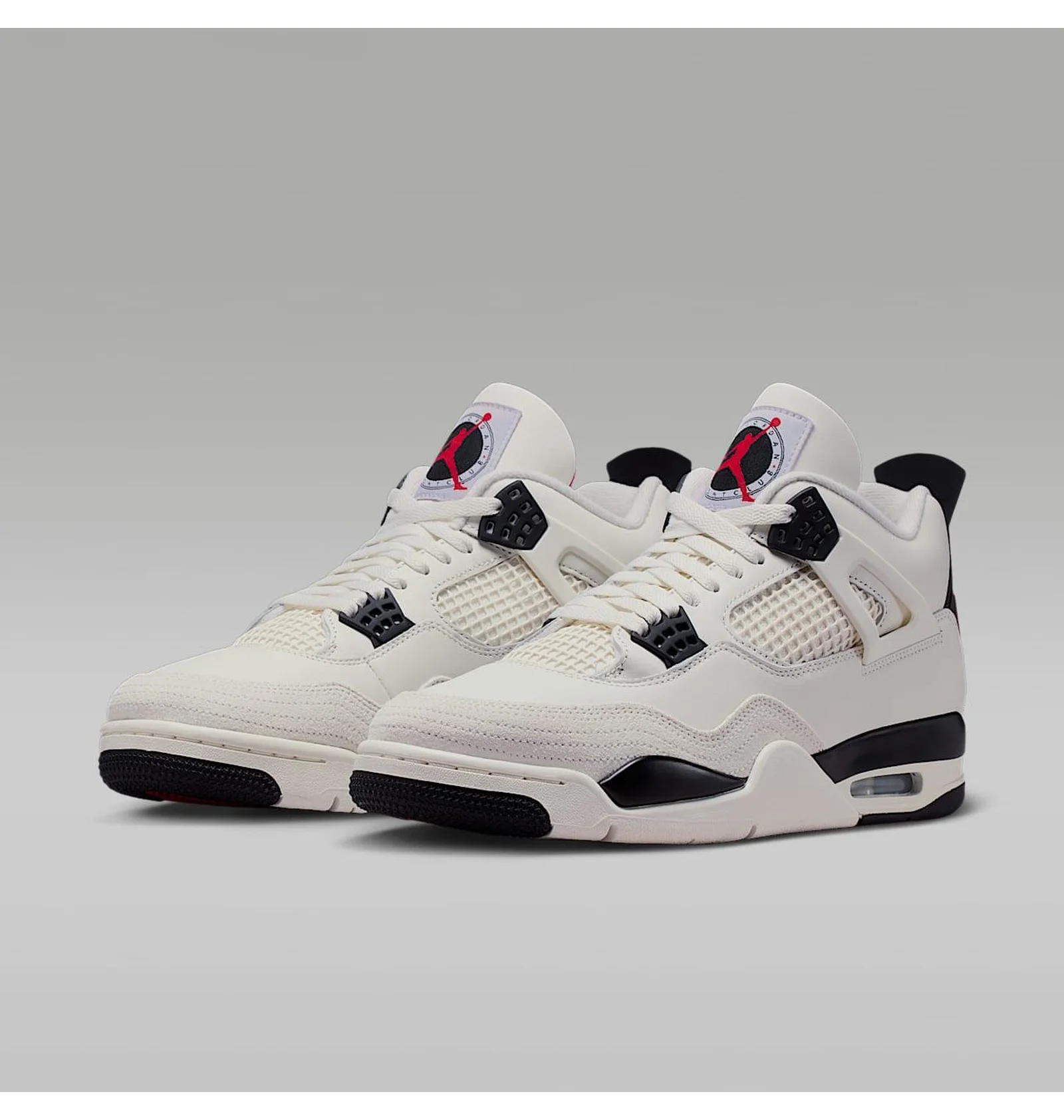 ᐉ Кросівки чоловічі Air Jordan 4 Retro Og Fc White/Black IM4002