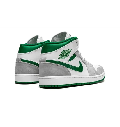 Кросівки чоловічі Air Jordan 1 Mid Se White/Grey DC7294-103