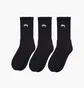 Носки мужские Stussy Small Stock Crew (3 шт) Black 138775-BLACK