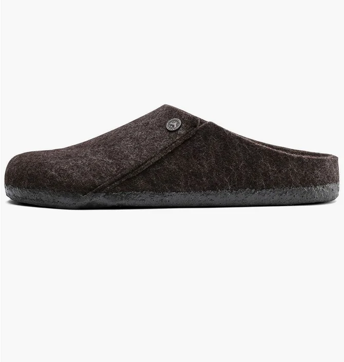 Тапочки чоловічі Birkenstock Zermatt Shearling Wool Felt Slippers Black 1016570