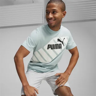 Футболка чоловіча Puma Power Graphic Tee Light Blue 678960-22