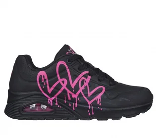 Кросівки жіночі Skechers X Jgoldcrown: Uno - Dripping In Love Black 177980-BKPK