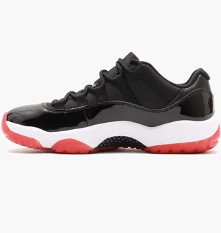 Кроссовки мужские Air Jordan 11 Retro Low Bred 2025 Black FV5104-006