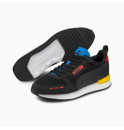 Кроссовки унисекс Puma R78 Runner Black 373117-38