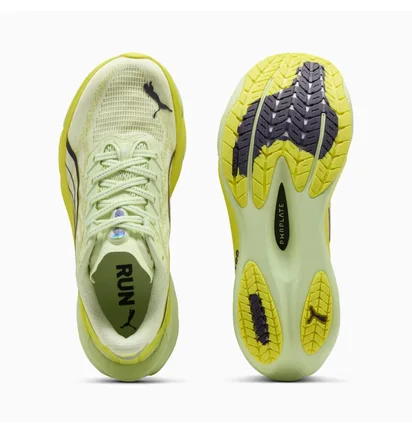 Кроссовки женские Puma Deviate Nitro 4 Yellow/Green 312124-04