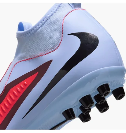 Бутси дитячі Nike Phantom 6 High Academy Ag Red/Violet HQ2034-400