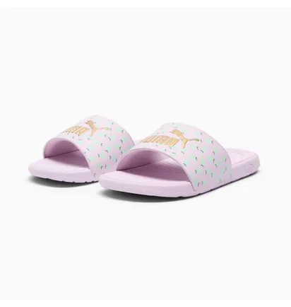 Тапочки детские Puma Cool Cat 2.0 Lemon Slides Violet 395657-01