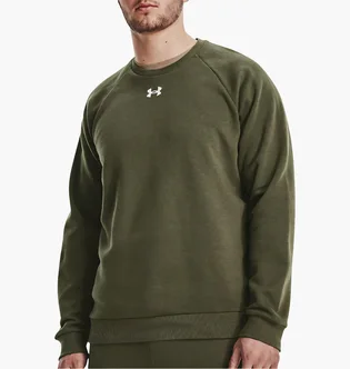 Світшот чоловічий Under Armour Sweatshirt Ua Rival Fleece Crew-Grn Olive 1379755-390