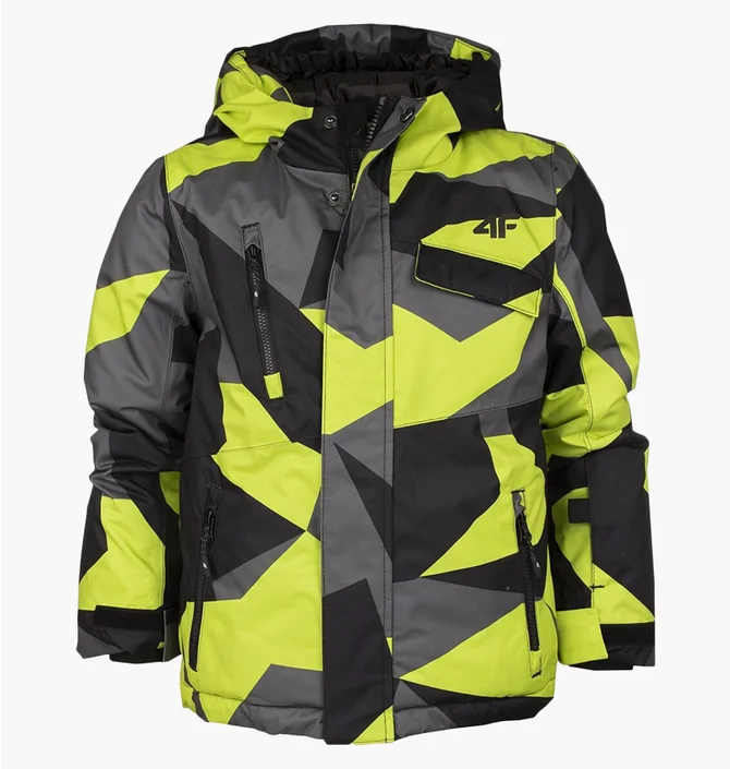 Куртка детская 4F Ski Grey/Multi HJZ22-JKUMN002-90S