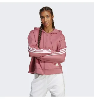 Толстовка жіноча Adidas Future Icons 3-Stripes Full-Zip Hoodie Pink IB8513