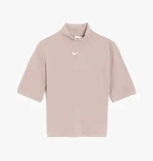 Футболка женская Nike Sportswear Essentials Rib Mock Neck Top Peach DV7958-272