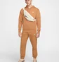 Худи мужское Nike Nsw Club Hoodie Po Bb Orange BV2654-224