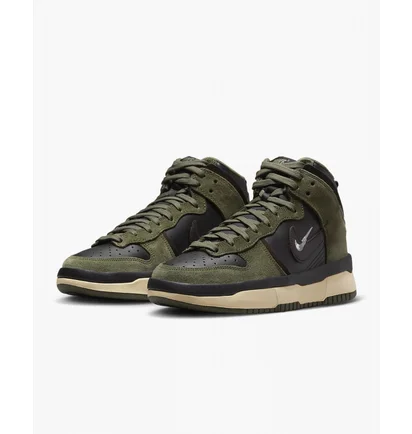 Кроссовки женские Nike Dunk High Up Olive/Black DH3718-200