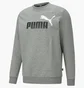 Свитшот мужской Puma Essentials+ Two-Tone Big Logo Grey 586762-03