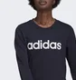 Свитшот женский Adidas Essentials Logo Sweatshirt Black H10141