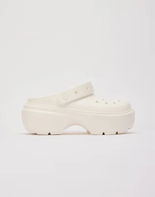 Тапочки женские CROCS Stomp Clog Beige 209347-0WV