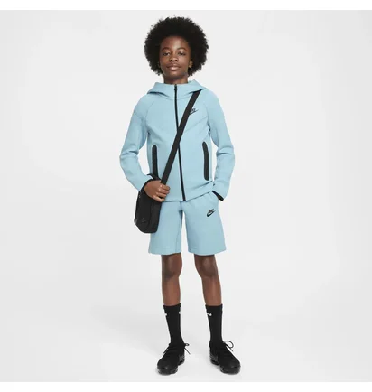 Шорты детские Nike Tech Fleece Kids Light Blue FD3289-464