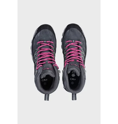 Ботинки женские CMP Rigel Mid Trekking Shoes Wp Grey/Black 3Q12946-74US