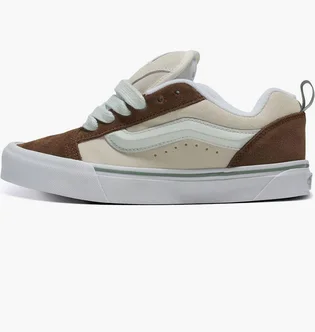 Кеды унисекс Vans Knu Skool Shoe Brown/Beige VN0009QCBLU