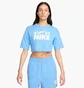 Футболка женская Nike W Crop Light Blue FZ4635-412