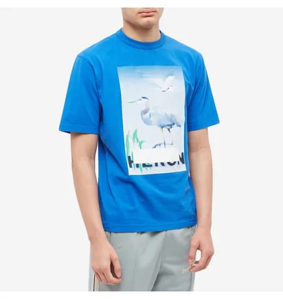 Футболка чоловіча Heron Preston Censored Tee Blue HMAA032S23JER0024540